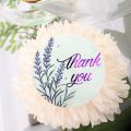 80pcs/roll Thank You Stickers 3.8cm /1.5 Inch Gift Packaging Stickers Ref 02