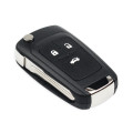 3 Buttons Remote Car Key Case Shell Fob For CHEVROLET Flip Folding Remote Key Right Blade
