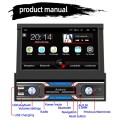 HD 7 inch Car Stretch Android Player GPS Navigation Bluetooth Stereo Radio, Support Mirror Link