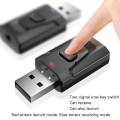 4 In 1 Car Bluetooth 5.0 USB Transmit Receiving Audio Adapter for computer, TV, projector/speaker