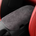 Car Suede Wrap Armrest Box Cover for Ford Mustang 2015-2020 Decorate Sticker