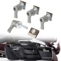Motorcycle Saddlebag Lever Lock Bolts & Nuts Kit Mounting Set Universal for Touring Dyna CVO