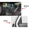 For 11Th Gen Honda Civic 2022 Carbon Fiber Car Rear Door Triangle A-Pillar Speaker Cover Trim