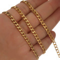Retail Price R 850 / Genuine Stainless Steel Necklace For Man Women Gold Color