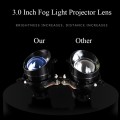 3.0 Inch Fog Light Projector Lens 12000LM Bi-Xenon HID Fog Lamp for Toyota Corolla Yaris Avensis
