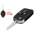3 +1 Buttons Remote Key Shell Case Keyless Fob Fit For Mitsubishi Galant Eclipse Lancer Uncut