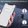 AUX Car Bluetooth 5.0 Receiver Mobile Call Bluetooth Adapter connect 2 Mobile Phones