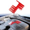 Red Engine Cover Hood Cover Decorative Trim Fit for Dodge Charger Challenger Chrysler 300/300C