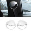 for Land Rover Defender 110 Car Styling ABS Chrome Car Front Row Seat Belt Decorative Cover Stickers
