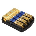 Car Truck o Amplifier Circuit Holder AGU Style Stereo Amplifier Refit Fuse Adapter 1 in 4 Way Out