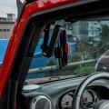 Car Front Top Grab Bars Grip Handle with Mobile Phone Holder Kit for Jeep Wrangler JK 2007-2017