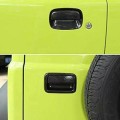 Door Handle Shell Outer Door Handle Decoration Cover ABS Carbon Fiber Grain for -Suzuki-Jimny