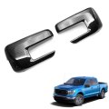 Car Carbon Fiber Rear View Rearview Side Glass Mirror Cover Trim Frame Side Mirror Caps for Ford