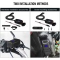 Waterproof Motorcycle Dual USB Fast Charger Port Power Adapter Voltmeter & On/Off
