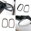 Carbon Fiber Side Door Mirror Visor Cover Trim for Dodge Charger Rearview Mirror Cover Rain Shield