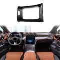 Car Carbon Fiber Central Gear Panel Control Panel for Mercedes Benz C-Class W206 2021 2022