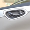 4Pcs Carbon Fiber ABS Interior Door Handle Trim Decoration Stickers for Nissan Sylphy 2016-2019