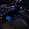 For Toyota Highlander Door Bowl Armrest Atmosphere Light LED Blue Door Bowl Handle Frame Light