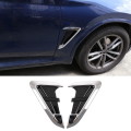 Car Side Body Air Vent Covers Trim Fender Decoration Stickers for BMW- X3 X4 2018-2021 Car Styling