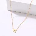 GENUINE Initial Letter ` L ` Name Choker Stainless Steel Necklace - DO NOT FADE