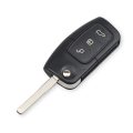 3 Buttons Flip Folding Remote Control Key for Ford Focus Mondeo Fiesta 2013 Fob Case 4D63 Chip