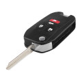 4 Buttons Uncut Blank Remote Flip Folding Key Shell Case Fob for Nissan Altima Maxima Sentra Versa