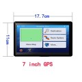 7 inch Car GPS Navigator 8G+128M/256M Capacitive Screen with Map
