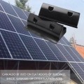 7Pcs/Set Frame Solar Module Corner Mounting ABS Bracket Kit Motorhome Solar Panel Stand Black
