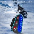 Motorcycle Bluetooth 5.0 Helmet Intercom Wireless Hands-Free Telephone Call Kit