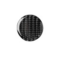 Car Central Control Knob Strip Carbon Fiber Decorative Sticker for Audi A3 / A4L 2014-2019