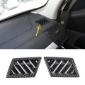 Carbon Fiber Car Dashboard Outlet Vent Cover Trim Stickers for-BMW X3 E83 2006-2010