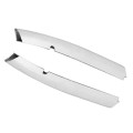 2PCS Car Grille Trim Front Bumper Lower Radiator Cover Strips for Mazda CX-5 2017-2020