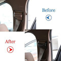Carbon Fiber Style Car Seat Safety Belt Cover Trim for Benz E Class W213/GLC X253 /S Class W222
