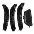 4Pcs Carbon Fiber Car Inner Door Handle Trim Pull Grab Panel Handle For-BMW X3 X4 F25 F26 2010-2016