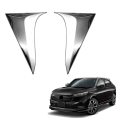 For Honda HRV HR-V Vezel Chrome ABS Exterior Side Rear Window Spoiler Triple-cornered Cover Trim