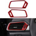 Red Air Conditioner Outlet Cover ABS Center Console Trims For Honda Accord 10Th Gen 2020-2018