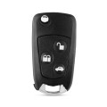 3 Buttons Remote Folding Key Flip Shell Case Uncut Blank For Ford Focus Mondeo Fiesta