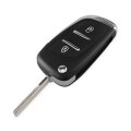 2/3 Buttons Modified Flip Car key For Peugeot Partner 307 308 407 408 3008 ASK/FSK 433MHz