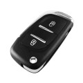 For Peugeot 307 308 408 407 3008 Partner Modified Remote Key 433MHz ASK 2/3 Buttons Car Key