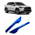 for Toyota Corolla Cross 2020-21 Chrome Upper Front Center Grille Grill Moulding Strips Cover