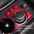 Car Aluminum Multimedia Button Cover Frame Trim Sticker for Mazda 3 Axela CX-4 CX-5 LHD