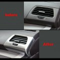 ABS Chrome Front Dashboard Air Vent Outlet Cover Trim for Honda CRV CR-V 2012-2016