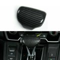 Black Carbon Fiber Style Gear Shift Knob Cover Trim for Honda CRV 17-19