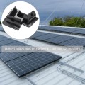 7Pcs/Set Frame Solar Module Corner Mounting ABS Bracket Kit Motorhome Solar Panel Stand Black