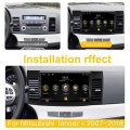 2Din Android 8.1 for Mitsubishi Lancer 2 X 07-18 GPS Navigation Bluetooth Wifi AM Multimedia Player