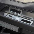 4X Silver Inner Window Lifter Switch Panel Decor Cover for ford F150 2009-2014