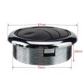 75mm AC Air Outlet Vent for RV Bus Boat Yacht Overall Type, Thread Height: 22mm