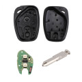 For Renault Traffic Master Vivaro Movano Kangoo Remote Key Fob 2 Buttons 433MHz ID46 Chip