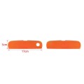 Exterior Door Handle Cover Trim Stickers Accessories for Dodge Challenger 2012-2021 (Orange)