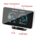 4in 1 LCD Multifunction Car Digital Water Temp Oil Pressure Fuel Gauge Voltmeter